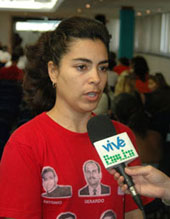 Adriana P�rez, esposa de Gerardo Hern�ndez. Foto: Jos� M. Macedo