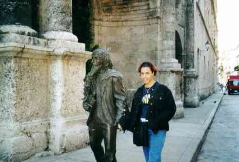 El Caballero de París y Sunamis - Foto: Violetta Nobili, Roma (enero del 2002)