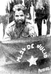 Sargento Juan Paz Camejo, de la Columna 19 José Tey, el primero en caer en el ataque a la valla. Fue el más destacado de los combatientes sagüeros en esa acción