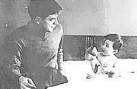 El Che con la sua prima figlia, Hildita