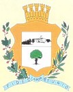 Escudo de la ciudad de Cienfuegos, donde reza Fides, Labor et Unio