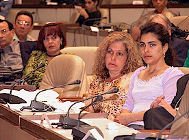 Olga Salanueva y Adriana Pérez