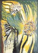 Girasoles, 1995, óleo/tela, 89x145 cm