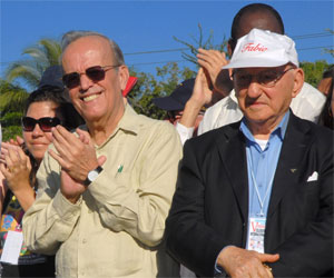 Ricardo Alarc�n e Giustino Di Celmo