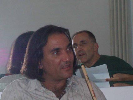 Horacio El Negro Hernández e Gian Franco Grilli. Foto: M.T. Salomoni