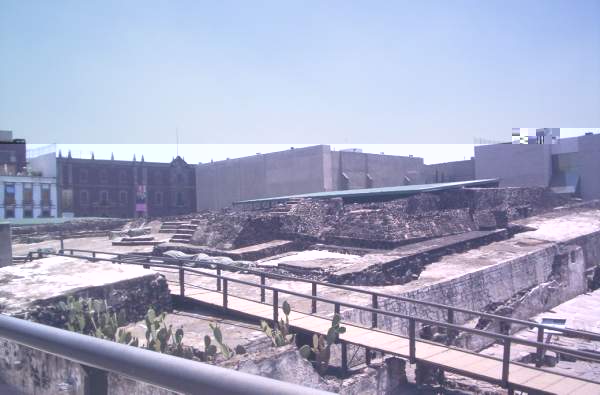 Excavación del Templo Mayor en el Zócalo