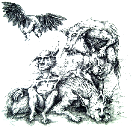 Dibujo de Ray Respall Rojas