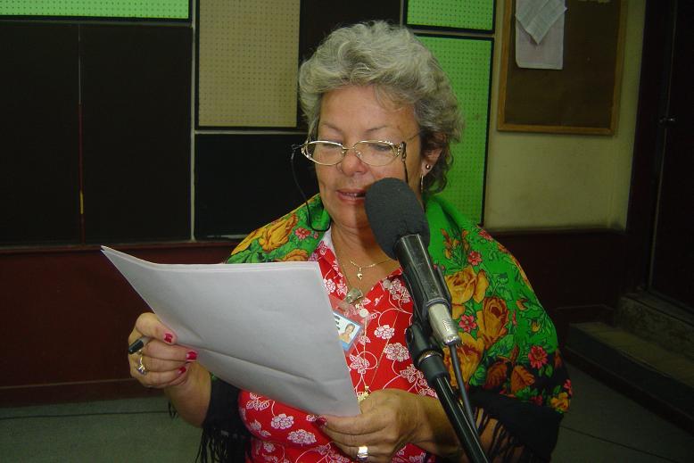 Mar�a Antonia de asistente a actriz. Foto: L�zaro David Najarro Pujol