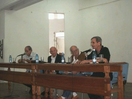 Presentazione del libro di Giustino Di Celmo nell'Universit� di Matanzas