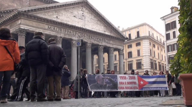 Manifestazione dell'Associazione Nazionale di Amicizia Italia Cuba. Circolo di Roma (6 gennaio 2009)