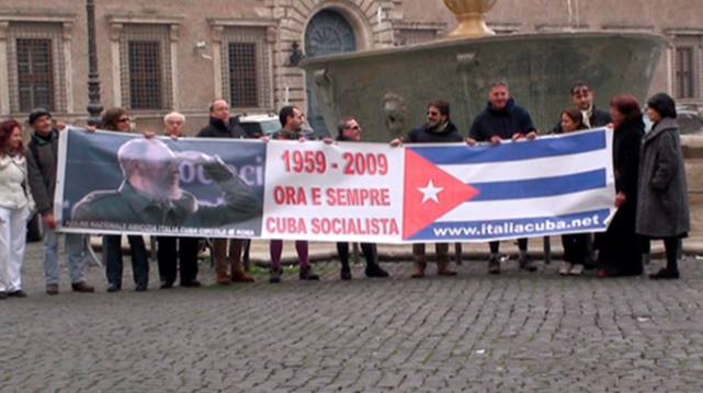 Manifestazione dell'Associazione Nazionale di Amicizia Italia Cuba. Circolo di Roma (6 gennaio 2009)