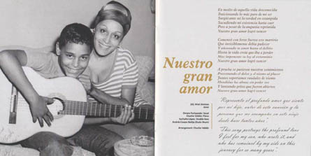 Omara e il figlio Ariel Jiménez. Dal booklet del CD Gracias