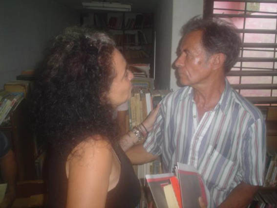 Ida Garberi y Leovigildo Santos. Foto: Modesto Caballero