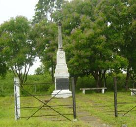 Monumento que indica el sitio donde ocurrió el Levantamiento armado del 4 de noviembre de 1868. Foto: Lázaro David Najarro Pujol
