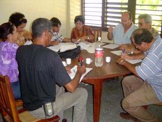 Tribunal que evaluó a los aspirantes a la Licenciatura en Periodismo. Foto: Lázaro David Najarro Pujol
