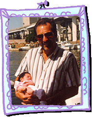 Ivette en brazos de su pap� Ren� cuando era una beb�. Foto: Somos J�venes y Granma digitales