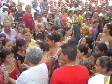 Estos son los jóvenes cubanos de hoy. Vigorsos, entusiastas, alimentados. Foto: Lázaro David Najarro Pujol