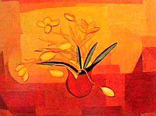 Naturaleza muerta con ocre