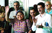 Il Premio Nobel per la Pace Rigoberta Menchú ha tagliato il nastro inaugurale. Foto: Ahmed Velázquez - Granma Internacional